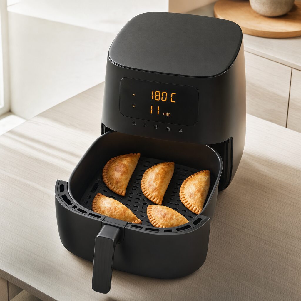 Empanadas bages gyldne og sprøde i min airfryer