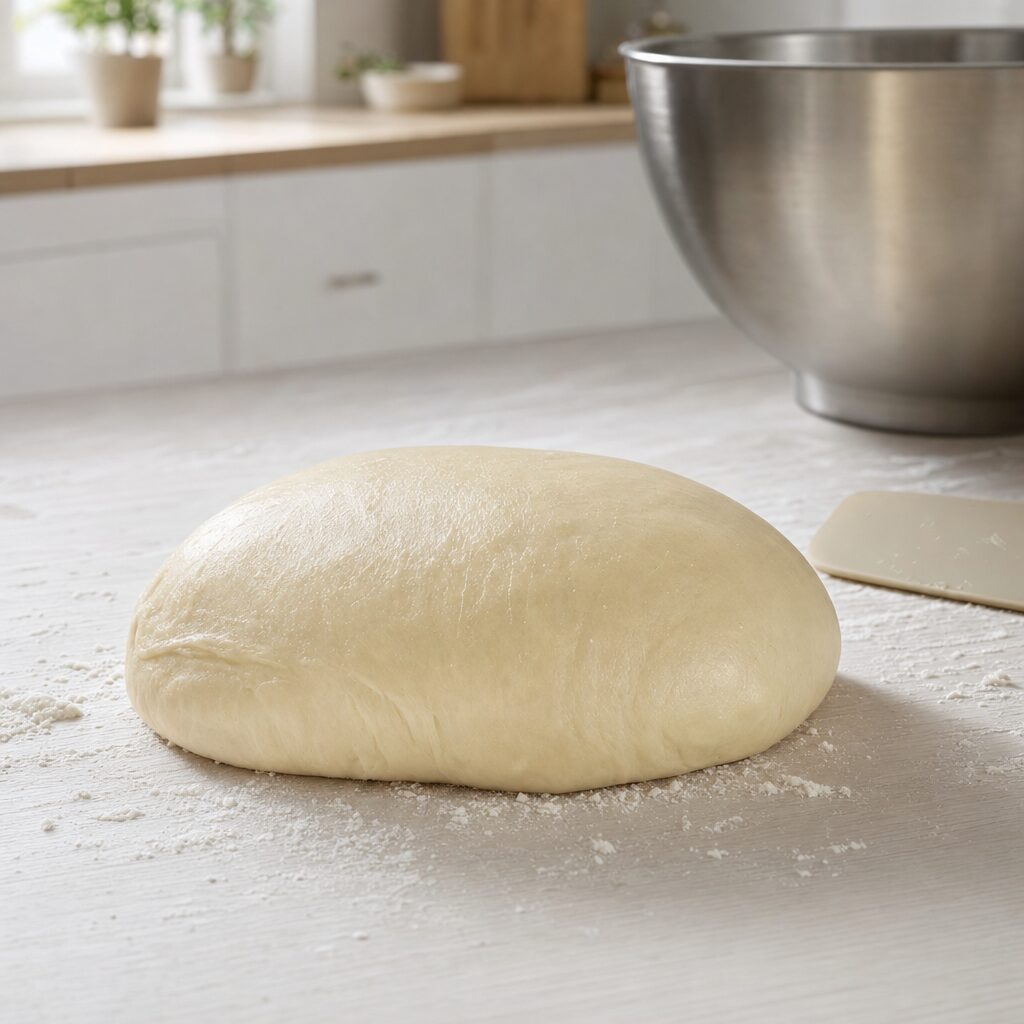 Pane pugliese dej æltes blank smidig og elastisk til min airfryer opskrift